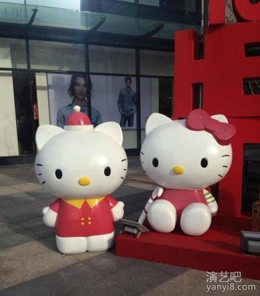 不落伍的KT猫出租销售HelloKitty租凭定制萌物猫模型销