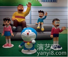 神奇哆啦A梦玻璃钢模型出租销售童年的回忆叮当猫来啦