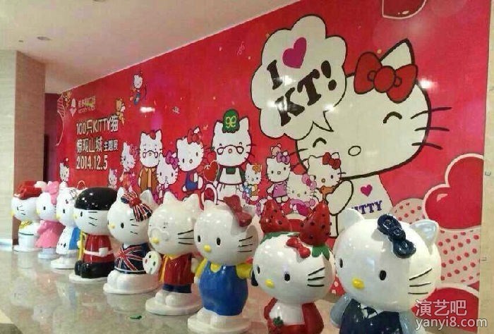 不落伍的KT猫出租销售HelloKitty租凭定制萌物猫模型销