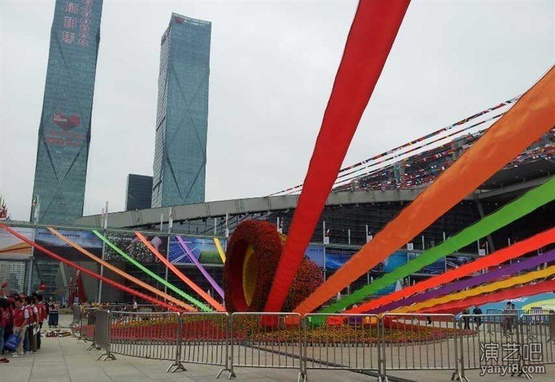 广州红庆最新多米诺启动道具庆典飞布租赁
