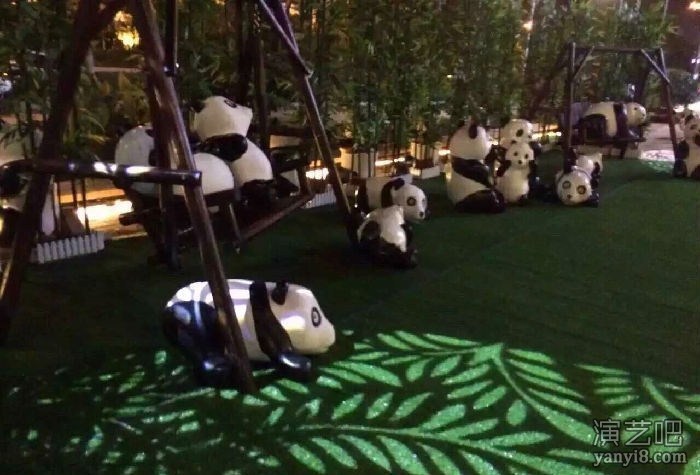 主题公园、商场活动策划玻璃钢熊猫模型展览展示出租租赁