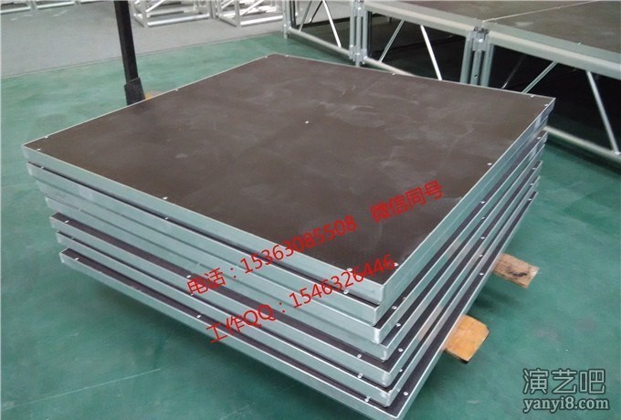 舞台厂家供应优质1.22x1.22铝合金舞台 高度可以调节