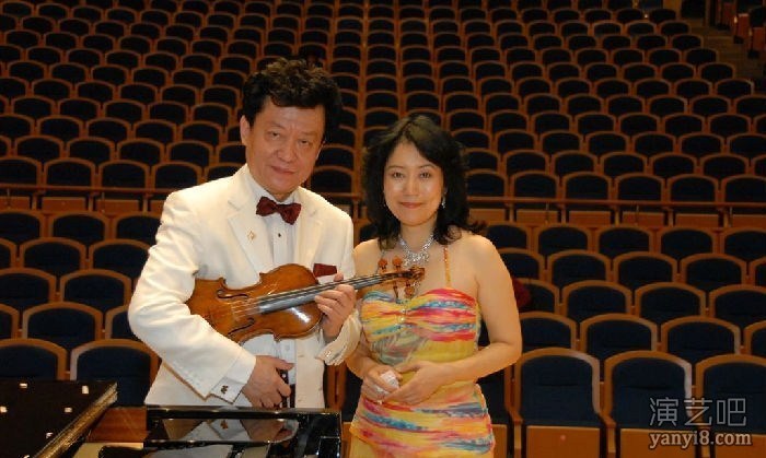 著名小提琴家盛中国夫妇音乐会