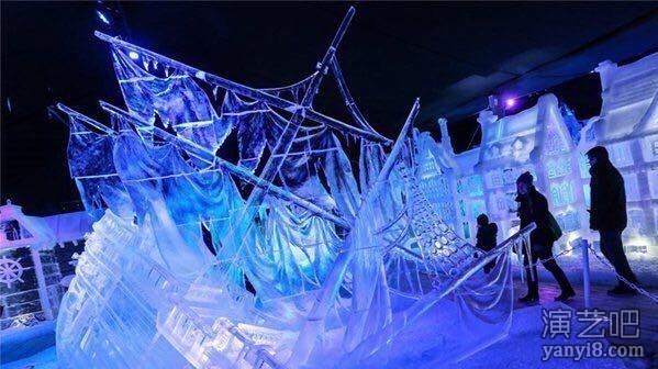 冰雕展制作出租冰雪世纪方案冰城一夏冰雕艺术布置租赁