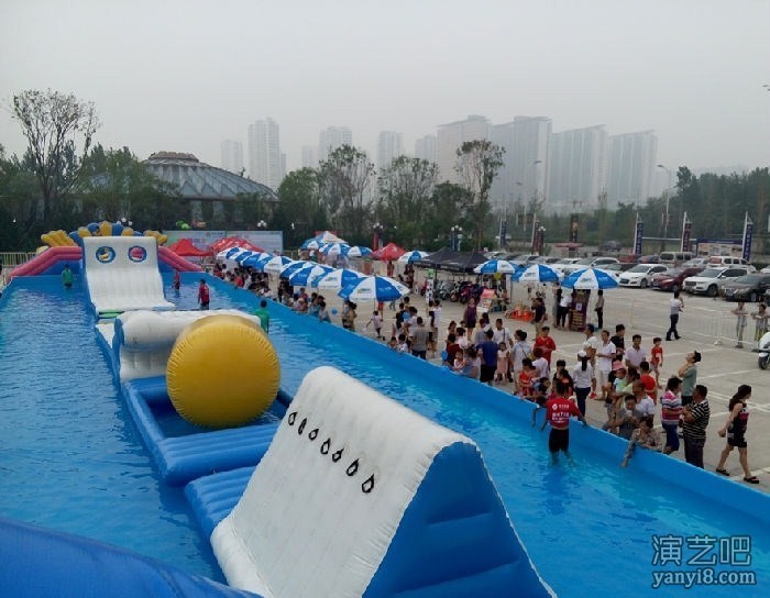 夏日智勇水上闯关活动设备出租趣味水上游乐园道具租赁