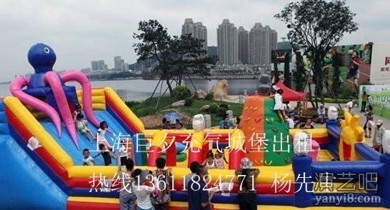 上海充气城堡出租，上海蓝鲸长期出租出租，大中小型充