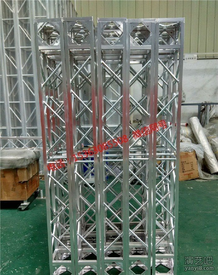 出售20x20铝合金方管小桁架 舞台背景桁架200米