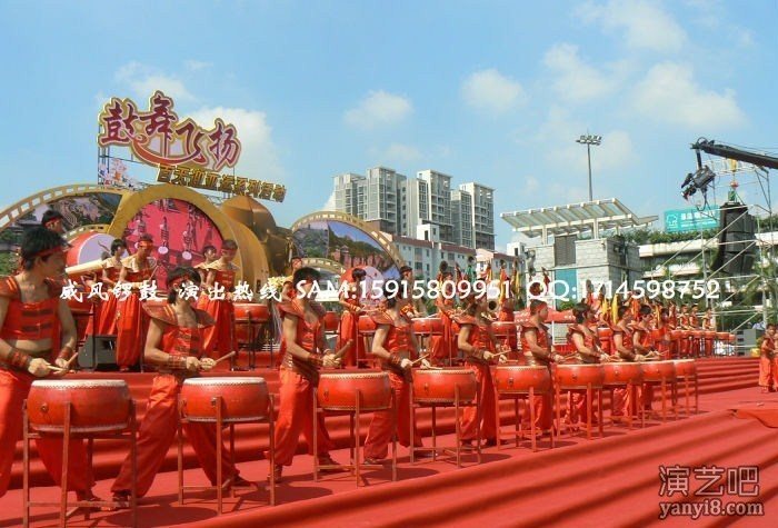 广州锣鼓表演团队|广州大型威风锣鼓演出团