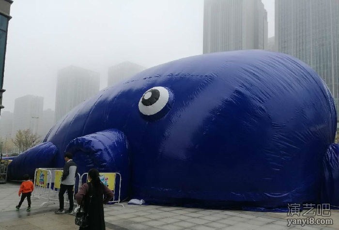 上海大型蓝鲸模型 鲸鱼岛模型出租 租赁鲸鱼岛气模
