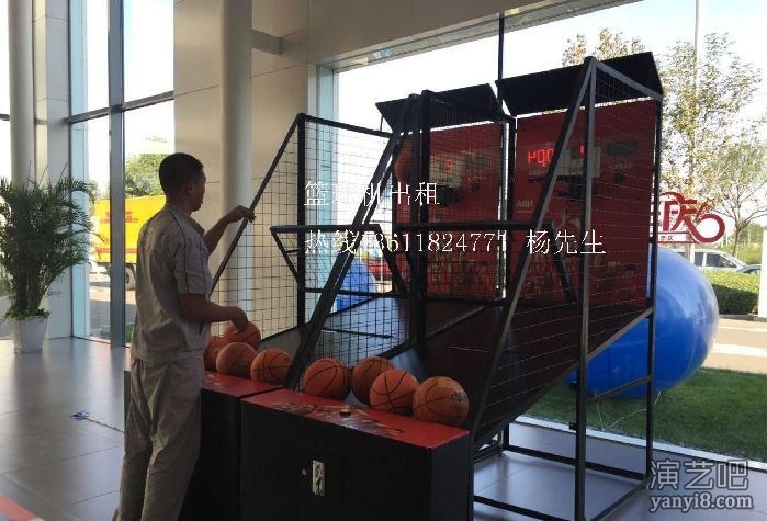 上海家庭日双人篮球机出租单人篮球机出租巨夕投篮机租