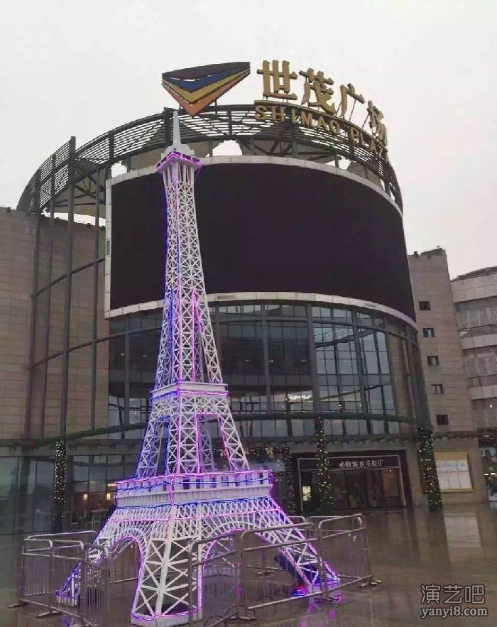 圣诞节展品大型埃菲尔铁塔模型出租巴黎铁塔