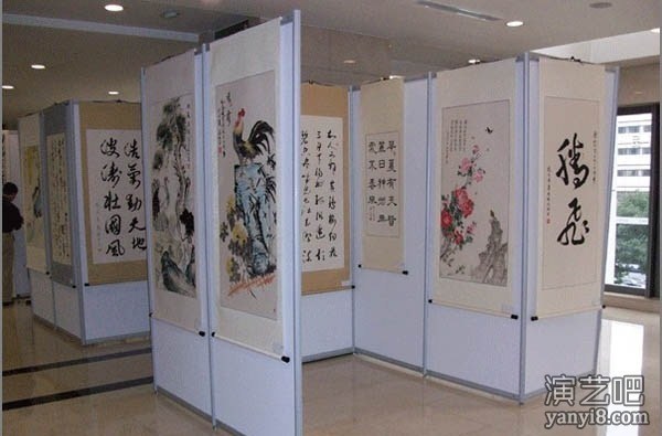 南京展板出租 南京书画展板租赁 南京字画艺术展板租赁