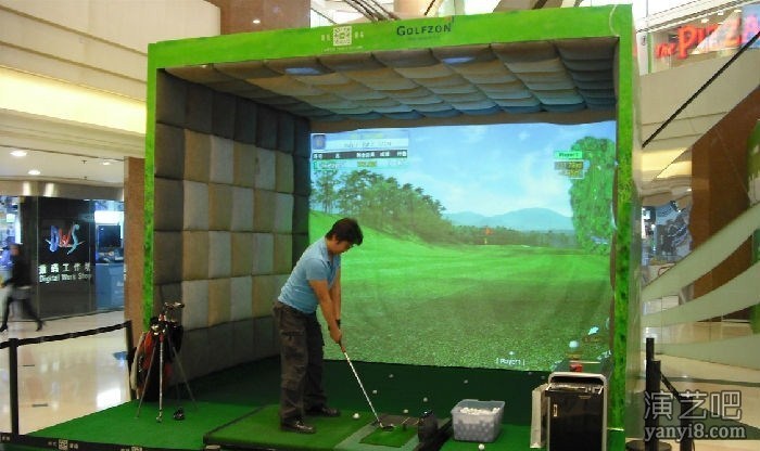 室内屏幕模拟高尔夫出租 模拟高尔夫出租租赁