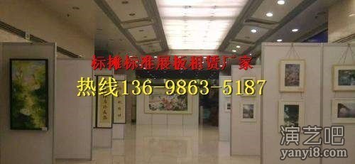 青岛八棱柱展板出租标准展板搭建