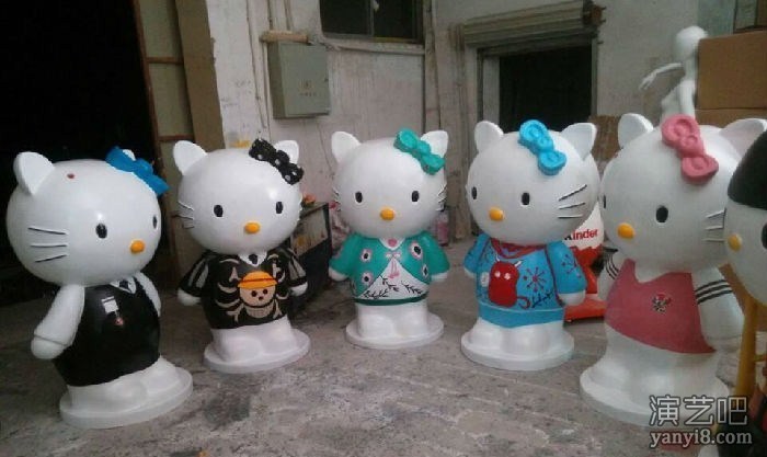 不落伍的KT猫出租销售HelloKitty租凭定制萌物猫模型销