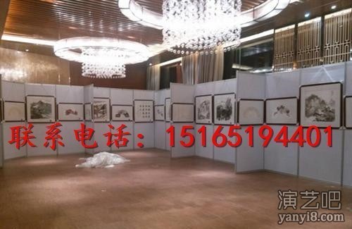 青岛标准展位租赁，挂画展板出租