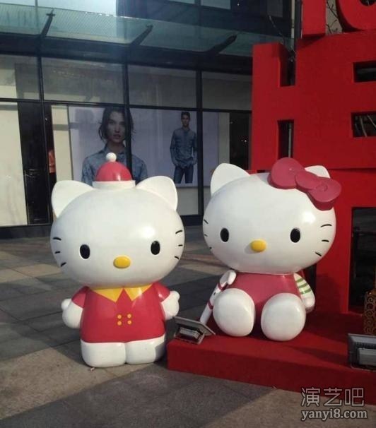 不落伍的KT猫出租销售HelloKitty租凭定制萌物猫模型销