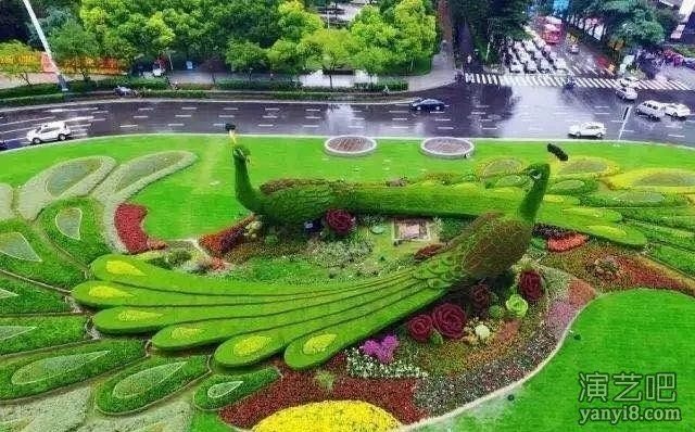 梦幻春游会七彩风车节油纸伞植物绿雕在潘安湖盛大开幕