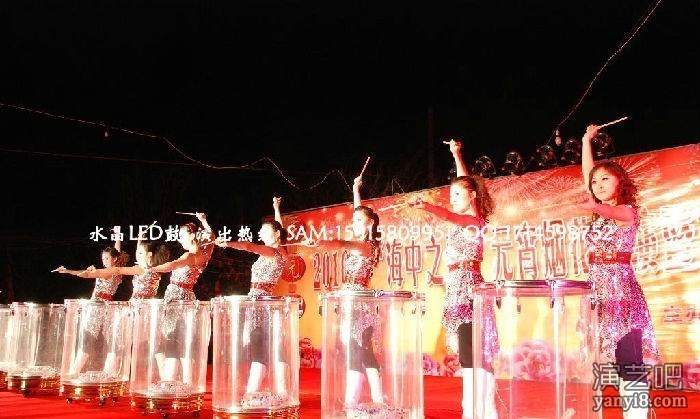 广州水晶灯鼓演出|水晶灯鼓表演
