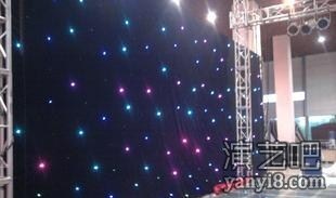 舞台幕布北京舞台幕布电动舞台阻燃幕布星光