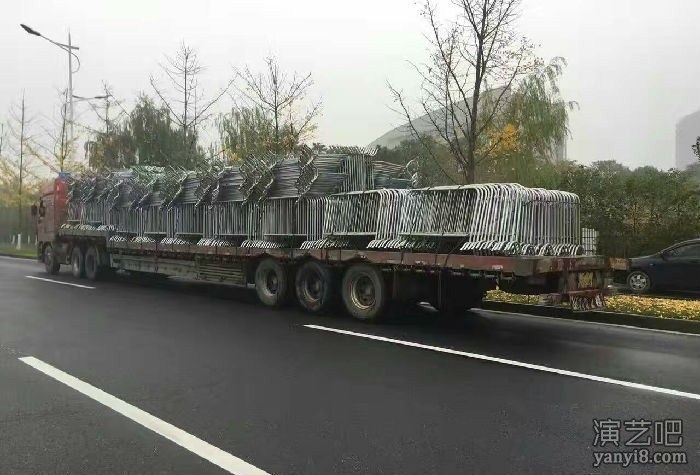 深圳东莞惠州不锈钢铁马护栏隔离栏铁栅栏出租赁