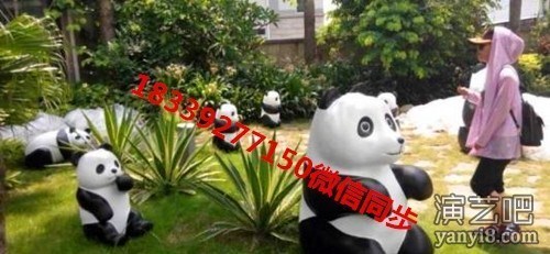 哆啦A梦模型出租 熊猫模型 小黄人租赁 造型呆萌新颖