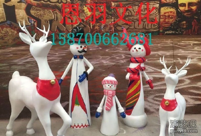 圣诞树出售圣诞节展品麋鹿雕塑出售玻璃钢圣诞产品出售