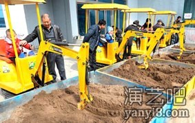 提供商场游乐场所挖掘机广州地产活动挖掘机