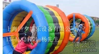 上海2017新款趣味超级障碍赛出租智勇大闯关充气城堡租