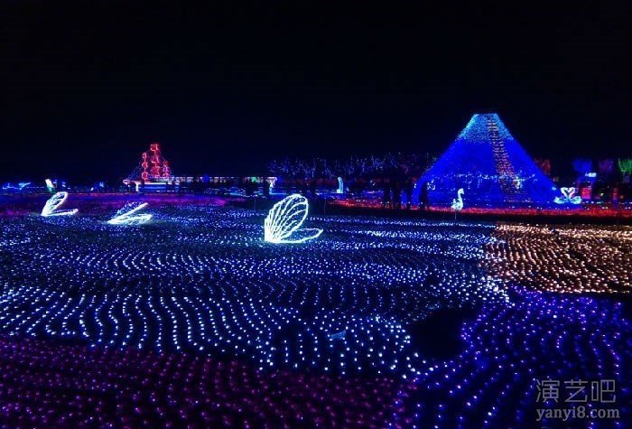 梦幻都市梦幻灯光节不一样的色彩造型策划厂家