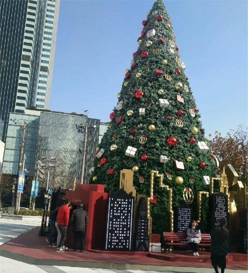 节日圣诞树出租制作 圣诞树美陈装饰 圣诞节圣诞树出售