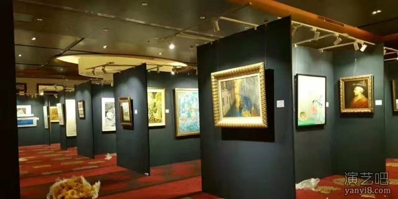 北京挂画高档书画展无缝展板展墙租赁销售