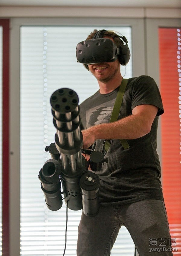 单人VR机枪游戏VR加特林出租，炫酷VR加特林出租，VR射