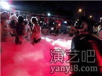 广州酒吧10米喷射机租赁，活动气氛泡沫机