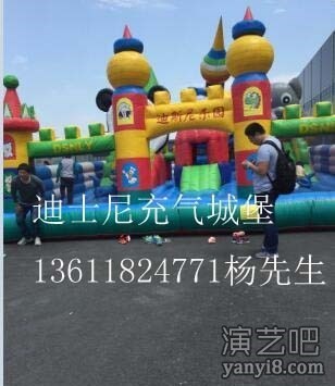 上海苏州嘉兴充气气模道具出租充气城堡出租儿童蹦床出