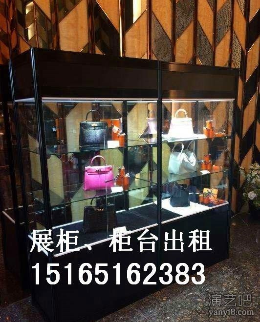 威海专业出租展柜，展柜效果图