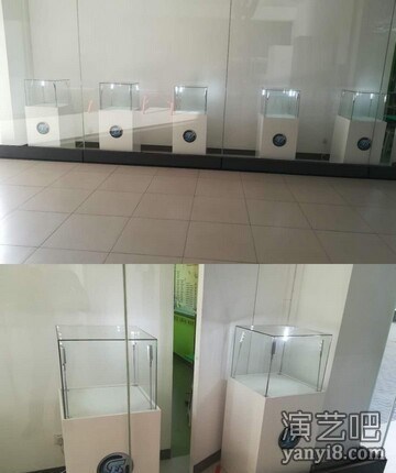 深圳折叠展示柜出租-珠宝展示柜租赁（案例图）