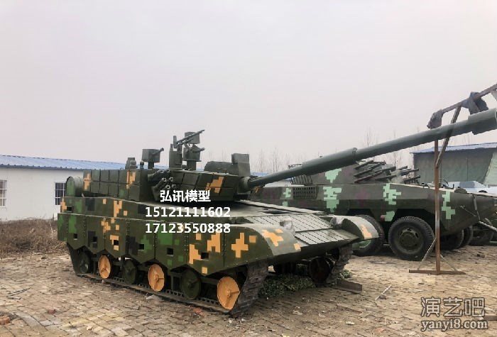 拍戏坦克定做 59坦克出售 履带式59坦克模型租赁 弘讯5