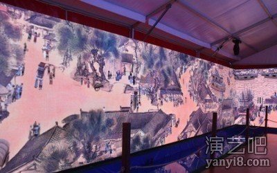 淄博、济南3d清明上河图出租租赁、素材价格优惠上门安装