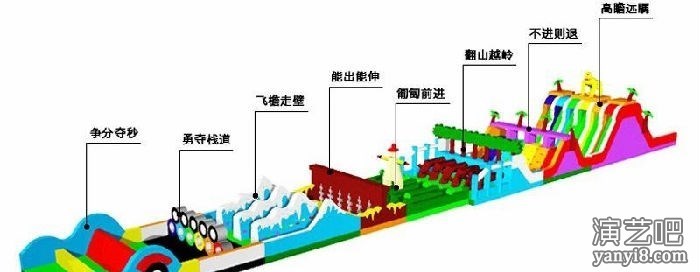 户外大型儿童乐园出租房产活动充气闯关海洋球乐园