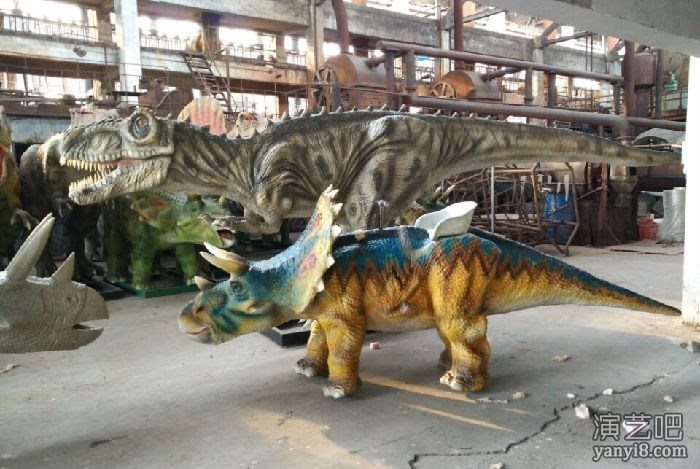 仿真恐龙科普主题展览活动现场摇头摆尾恐龙模型租赁