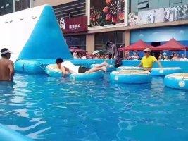 清爽夏季冰爽一身水上冲关出租水上乐园租赁