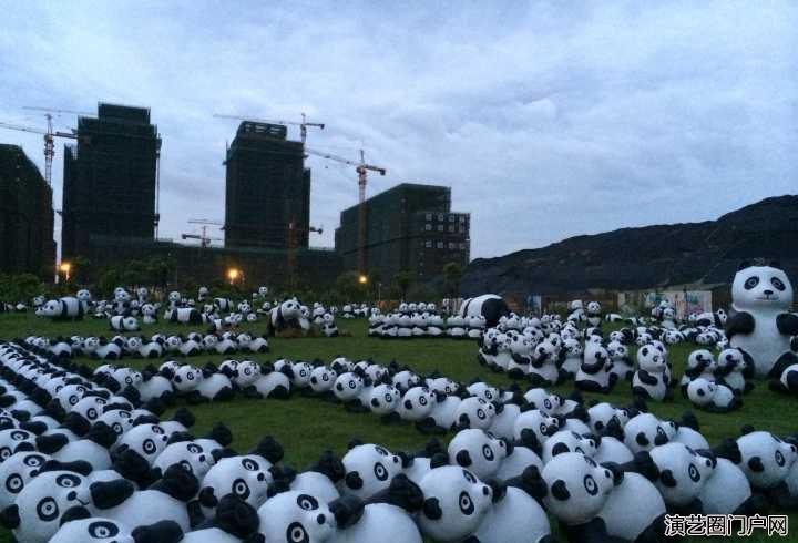 功夫熊猫出租卡通熊猫展览出售厂家