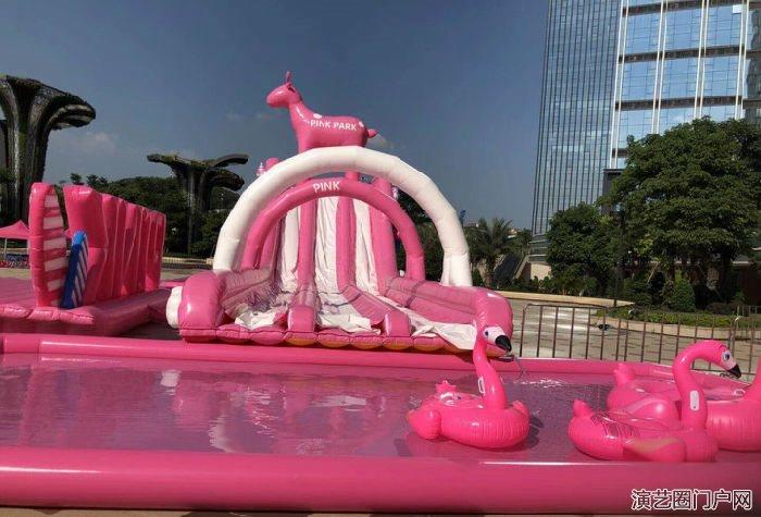 粉色滑梯出租粉色滑梯租赁粉滑全城 粉色滑梯 粉色滑道