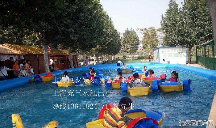 上海夏季大型娱乐水上闯关出租充气水池支架水池出租