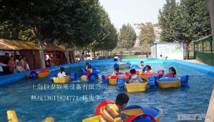 上海水上乐园出租，水上闯关，儿童手摇船嬉水池出租