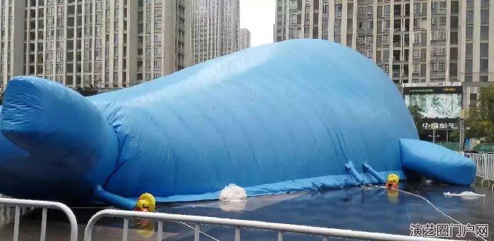 鲸鱼岛海洋球设备出租出售高大暖场蓝鲸海洋球出租