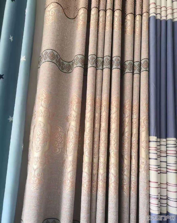 网红新款窗帘窗纱出售 欧式窗帘窗纱尺寸可定制