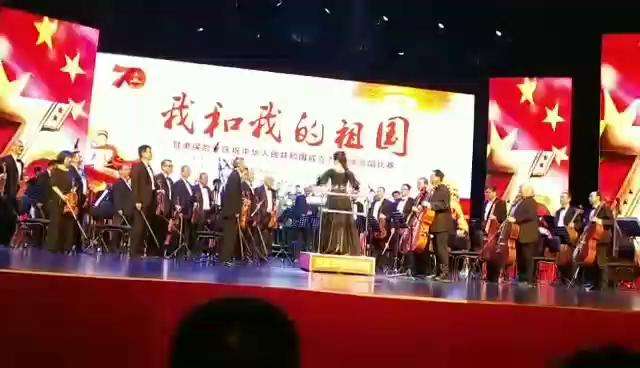 庆国庆70周年，在甘肃大剧院头场演出大合唱【在太行山上】