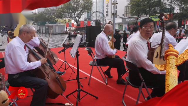 苏州吴韵民乐团银河广场演出前随拍《摄制：朱剑虹》